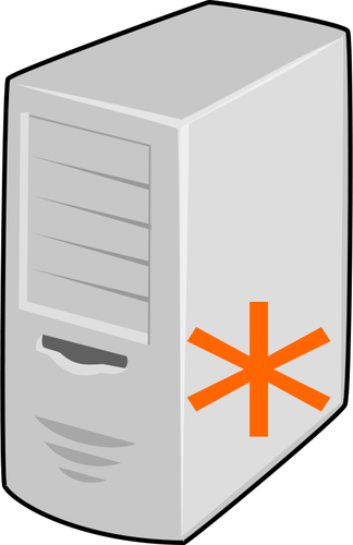 VoIP server vektor image