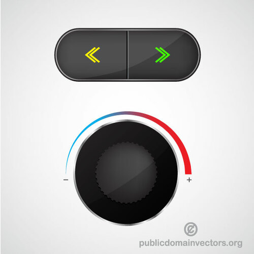 Audio volume button