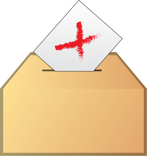 投票のアイコン ベクトルの描画