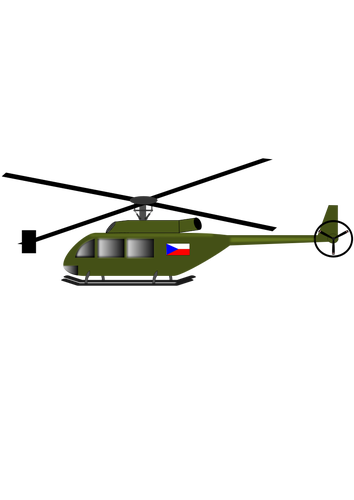 Helikopter sztuka wektor