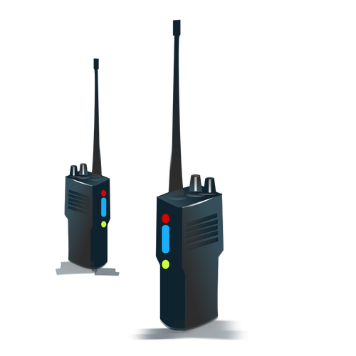 O grafică vectorială walkie-talkie