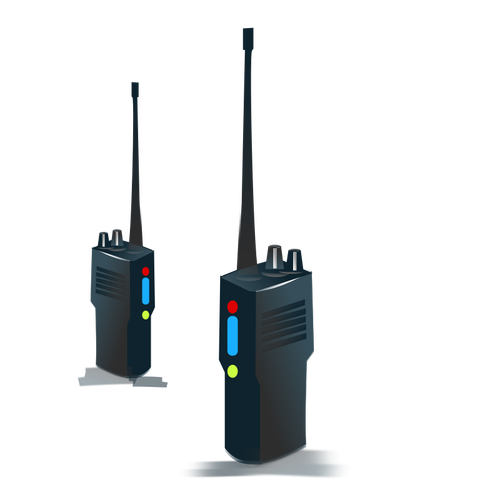 Un gráficos vectoriales de walkie-talkie