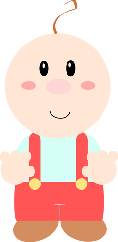 Ilustrasi kartun bayi