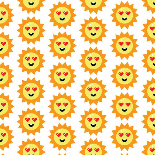 خلفية رمز الشمس المبتسم
