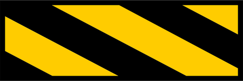 Vector clip art of hazard warning sign