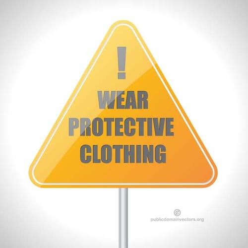 Utilizar vestuário de protecção