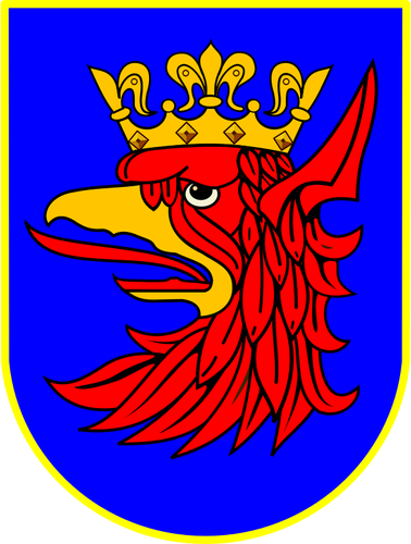 Vector illustration of coat of arms of Szczecin City