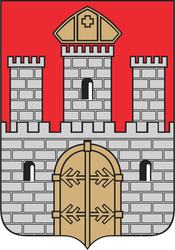 Vektor-Illustration des Wappens der Stadt Wloclawek