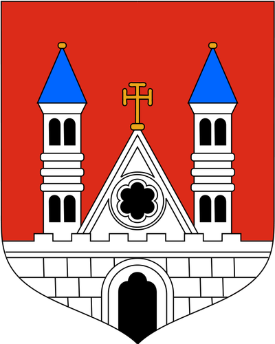 Vector coat of arms of Plock City