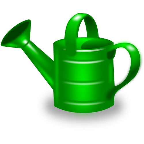 Watering can vector clip art