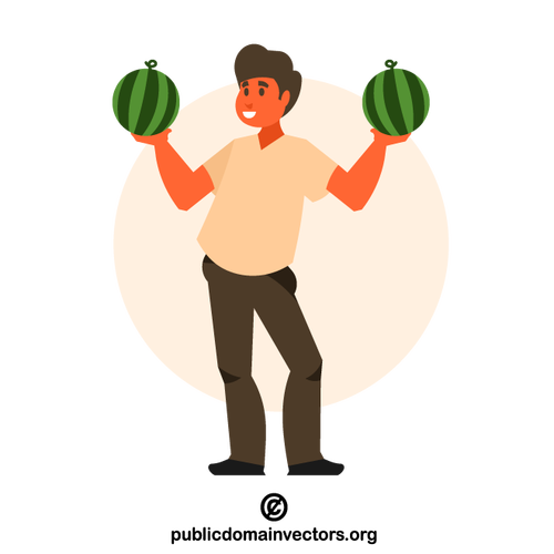 Vânzător de pepene verde