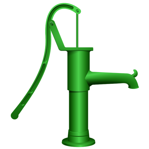 Vector graphics of water pump