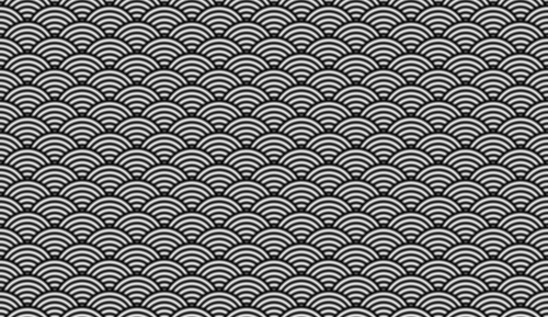 Japanese pattern in gray scale