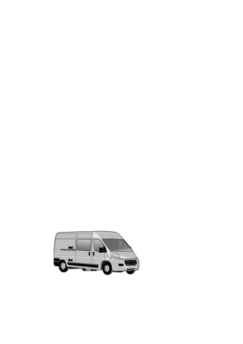 Immagine vettoriale del Ducato furgone di consegna