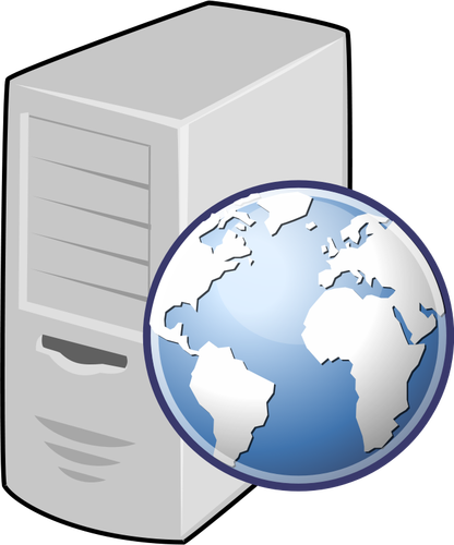 Web server vector icon