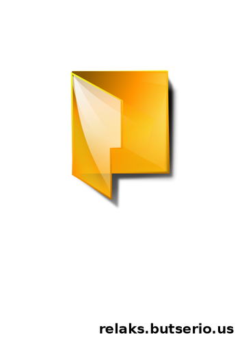 Transparent computer folder icon vector image