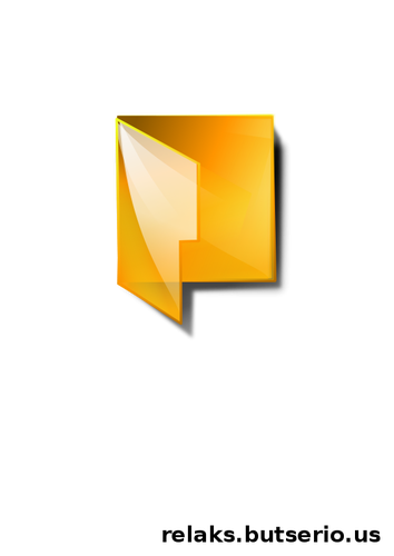 Transparent computer folder icon vector image