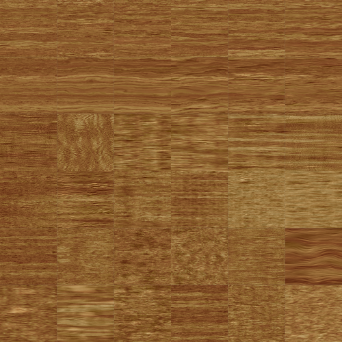Dřevěný podlahový obraz