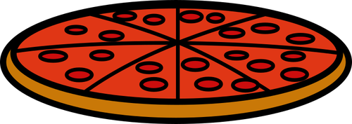 Red pizza icon