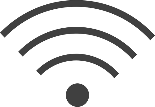 Wi-fi symbol vector image