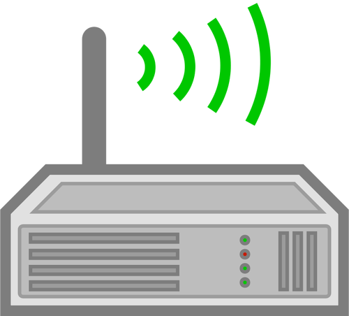 Wireless router icon vector illustration