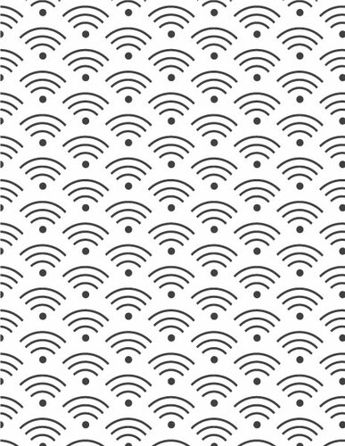 Wi-Fi sømløs mønster