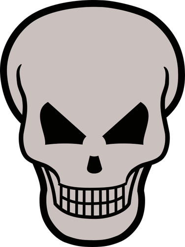 Evil skull image