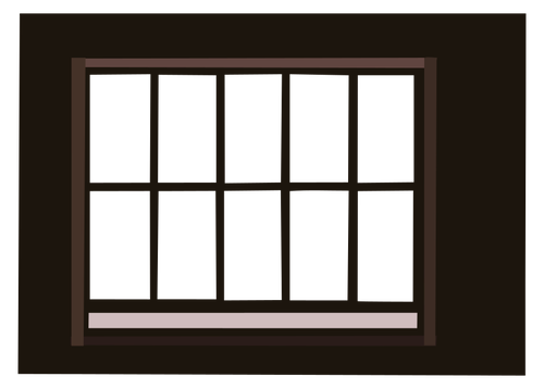 Fenêtre avec treillis