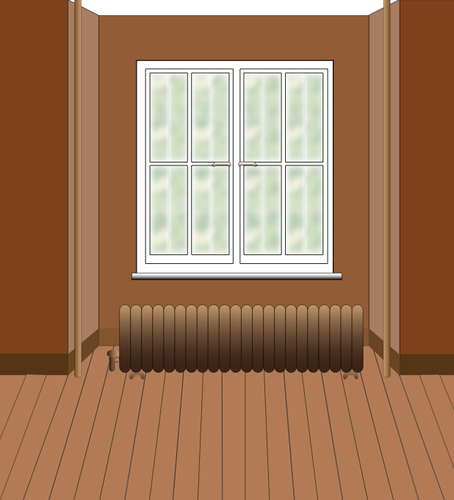 Obrázek systému windows za radiátor
