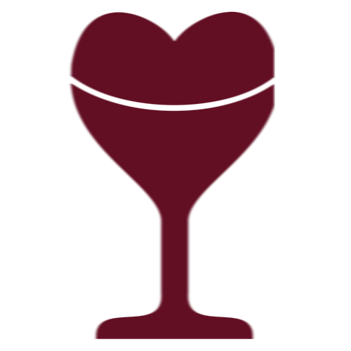 Pahar de vin grafică vectorială