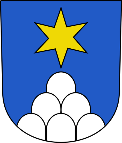 Sternenberg wapenschild vector illustraties