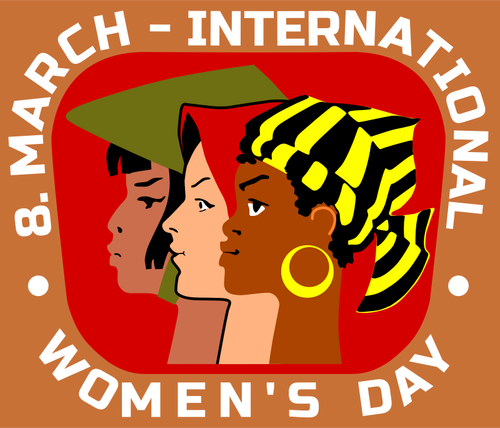 יום פוסטר וקטור אוסף עובד האישה הבינלאומי
