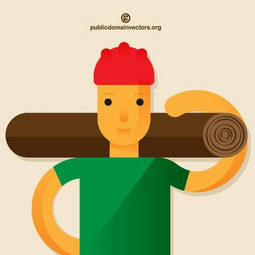 Worker vector illustration