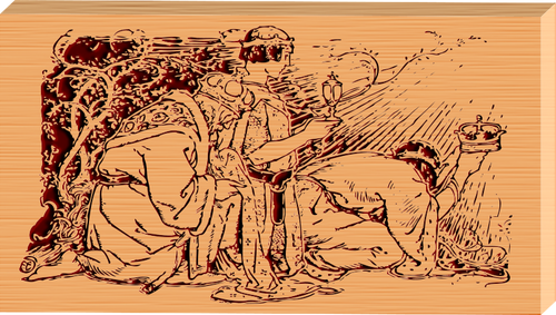 Ilustração do vetor de três reis