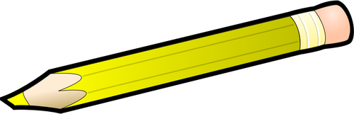 Žlutá obrysy tužka