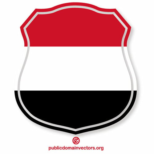 Emblema heráldico de la bandera de Yemen