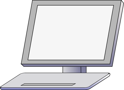 Векторные иллюстрации из передней части компьютера