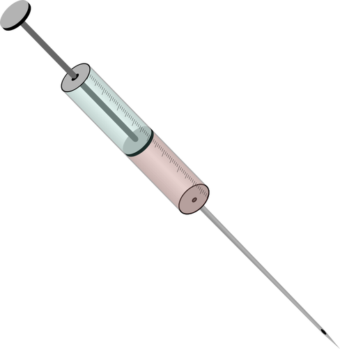 Imagem vetorial de uma seringa médica