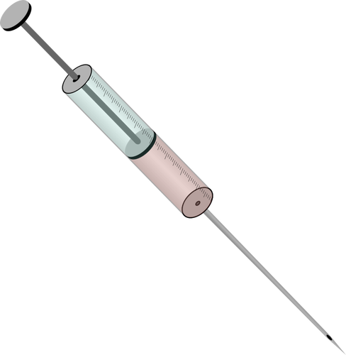 Vector bildet av en medisinsk sprøyte