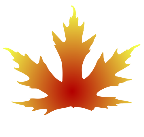 Maple leaf vektör küçük resim