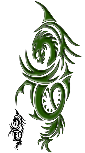 Desain tato naga