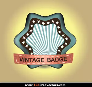 Retro Vintage odznak