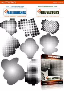 Halftone graphic pack
