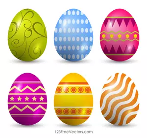 Velikonoční vajíčka vector pack