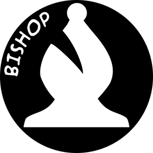 Biskup šachový pěšec vektorový obrázek