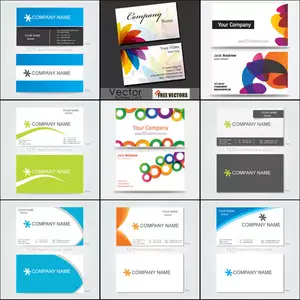 Business Card Templates Vector Pack