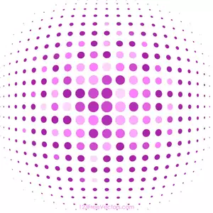 Pink Halftone Pattern