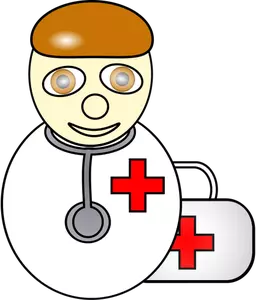 Doctor icon vector image