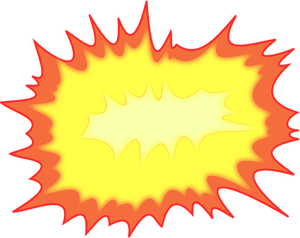 Explozie vector illustration