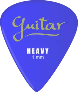 Guitar pick vector graphics